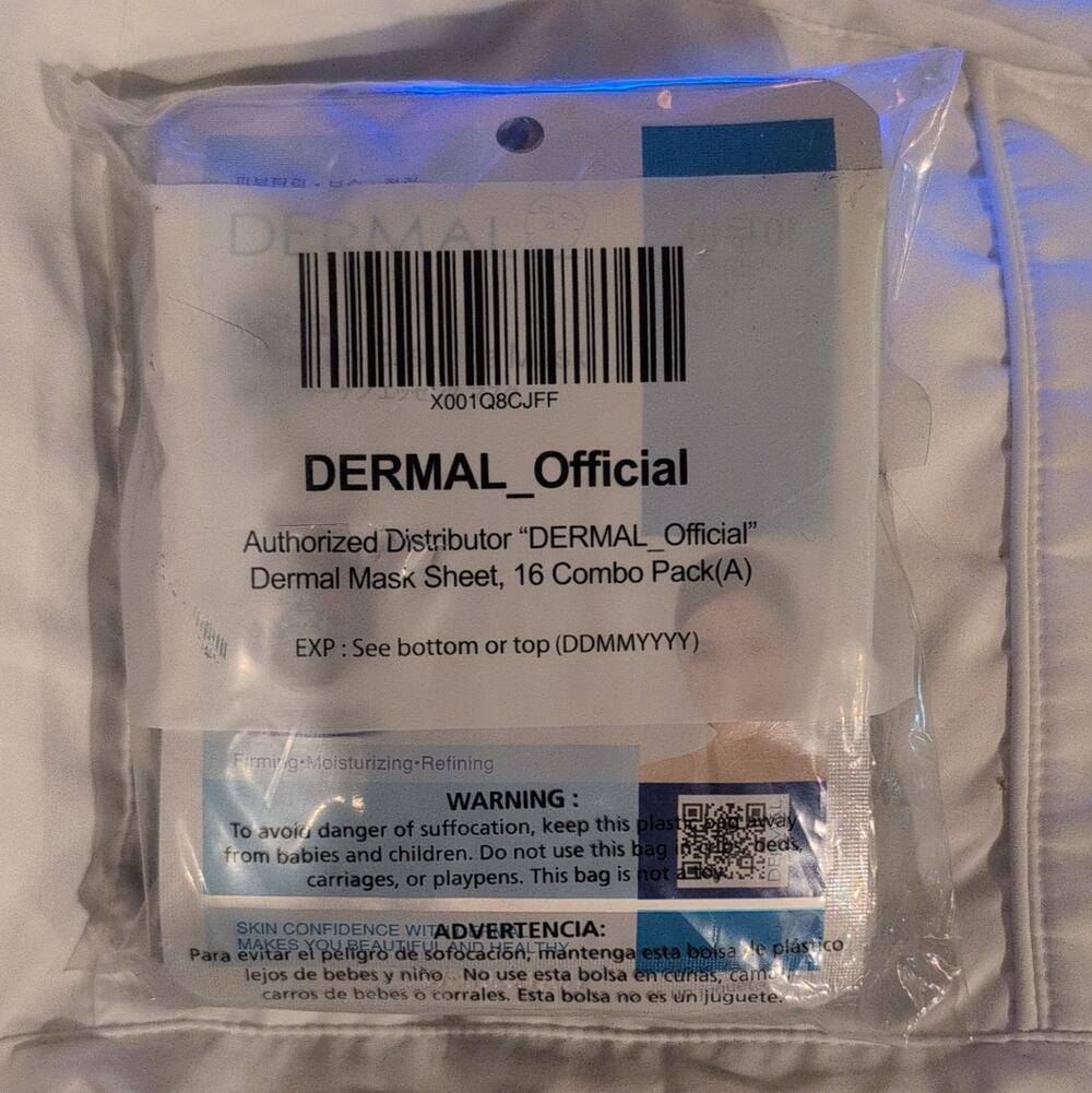 DERMAL Syn-Ake Collagen Essence Sheet Mask, Firming Face, Regular, White